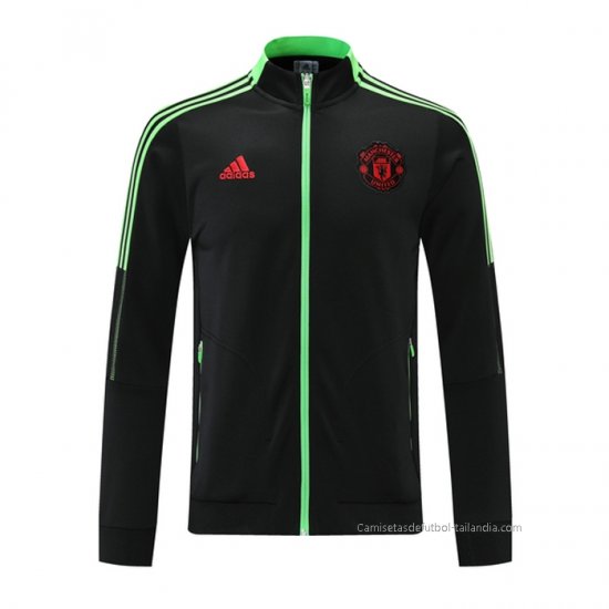 Chaqueta del Manchester United 2021-2022 Negro - Haga un click en la imagen para cerrar