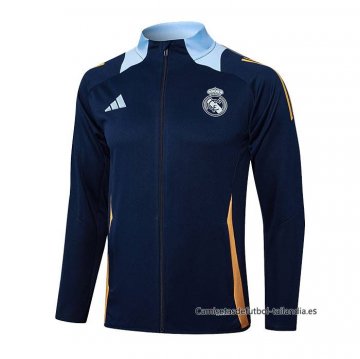 Chaqueta del Real Madrid 2024-2025 Azul Oscuro Chaqueta del Real Madrid 2024-2025 Azul Oscuro