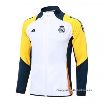 Chaqueta del Real Madrid 2024-2025 Blanco Chaqueta del Real Madrid 2024-2025 Blanco
