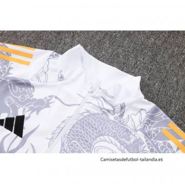 Chaqueta del Real Madrid Dragon 2024-2025 Blanco