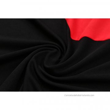 Conjunto Polo del AC Milan 2022-2023 Negro y Rojo