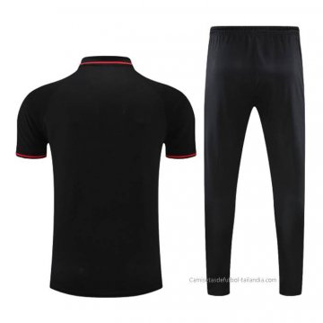 Conjunto Polo del Ajax 2022-2023 Negro