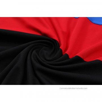 Conjunto Polo del Barcelona 2022-2023 Azul Rojo Negro