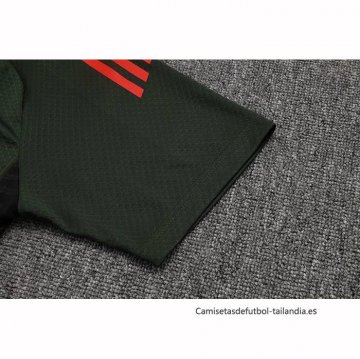 Conjunto Polo del Bayern Munich 2025-2026 Verde Oscuro