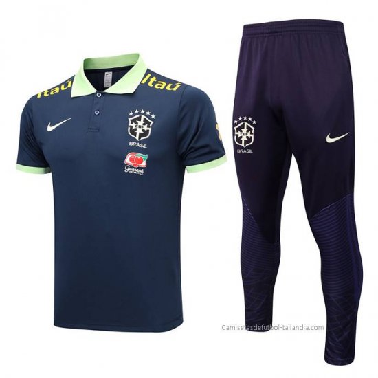 Conjunto Polo del Brasil 2023-2024 Azul - Haga un click en la imagen para cerrar