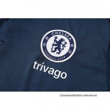 Conjunto Polo del Chelsea 2024-2025 Azul
