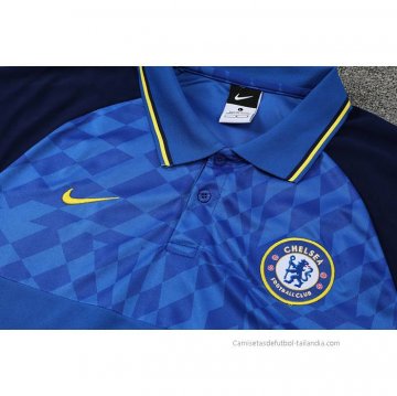 Conjunto Polo del Chelsea 2022-2023 Azul