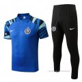 Conjunto Polo del Inter Milan 2022-2023 Azul