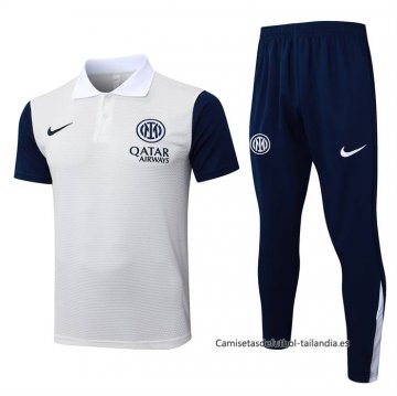 Conjunto Polo del Inter Milan 2025-2026 Blanco Conjunto Polo del Inter Milan 2025-2026 Blanco
