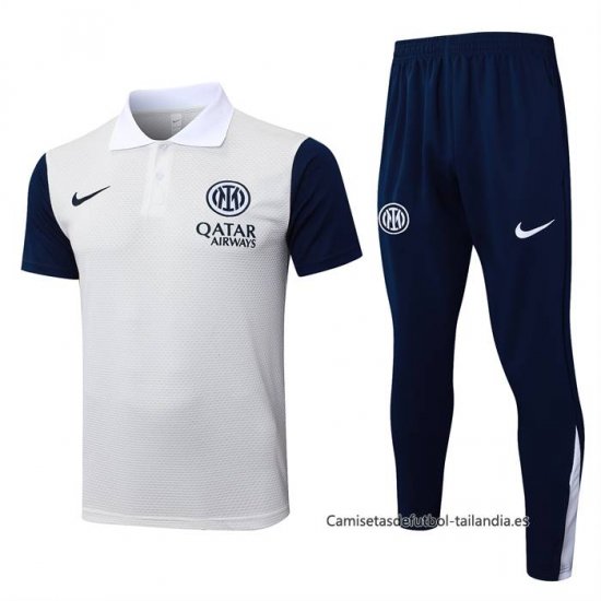 Conjunto Polo del Inter Milan 2025-2026 Blanco - Haga un click en la imagen para cerrar
