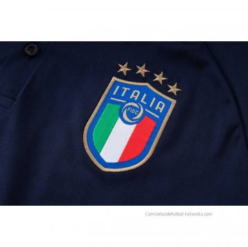 Conjunto Polo del Italia 2022-2023 Azul Marino
