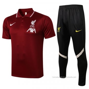 Conjunto Polo del Liverpool 2021-2022 Rojo Conjunto Polo del Liverpool 2021-2022 Rojo