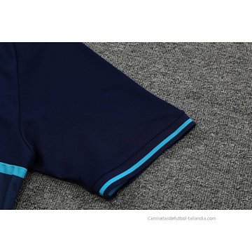 Conjunto Polo del Olympique Marsella 2022-2023 Azul Marino