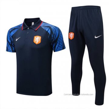 Conjunto Polo del Paises Bajos 2022-2023 Azul Conjunto Polo del Paises Bajos 2022-2023 Azul