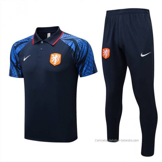 Conjunto Polo del Paises Bajos 2022-2023 Azul - Haga un click en la imagen para cerrar