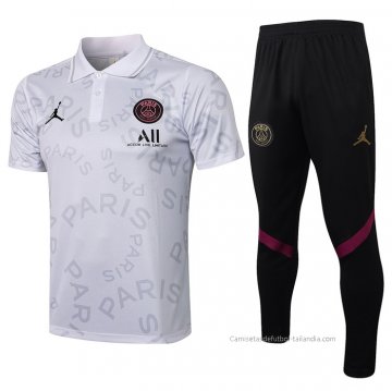Conjunto Polo del Paris Saint-Germain 2021-2022 Blanco