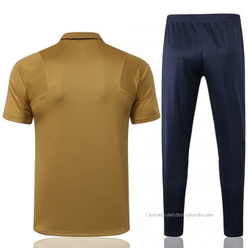 Conjunto Polo del Paris Saint-Germain 2021-2022 Oro