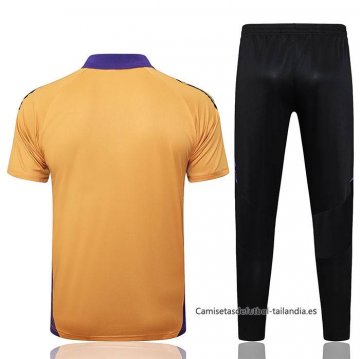 Conjunto Polo del Real Madrid 2024-2025 Amarillo