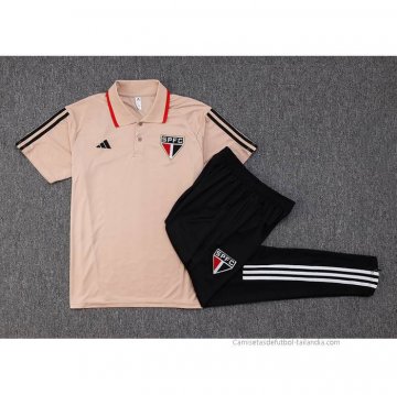Conjunto Polo del Sao Paulo 2023-2024 Amarillo