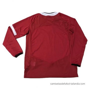 1ª Camiseta Manchester United Manga Larga Retro 2005-2006