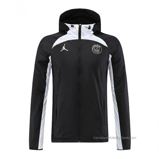 Rompevientos del Paris Saint-Germain Jordan 2022-2023 Negro - Haga un click en la imagen para cerrar