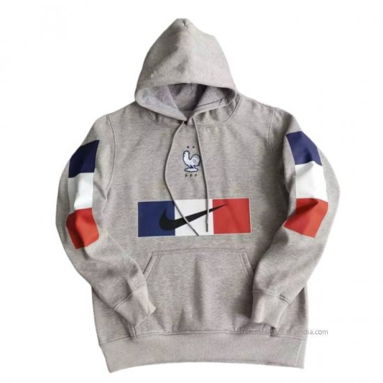 Sudadera con Capucha del Francia 2022-2023 Gris - Haga un click en la imagen para cerrar