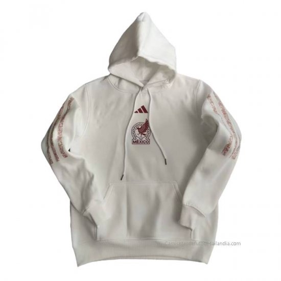 Sudadera con Capucha del Mexico 2022-2023 Blanco - Haga un click en la imagen para cerrar