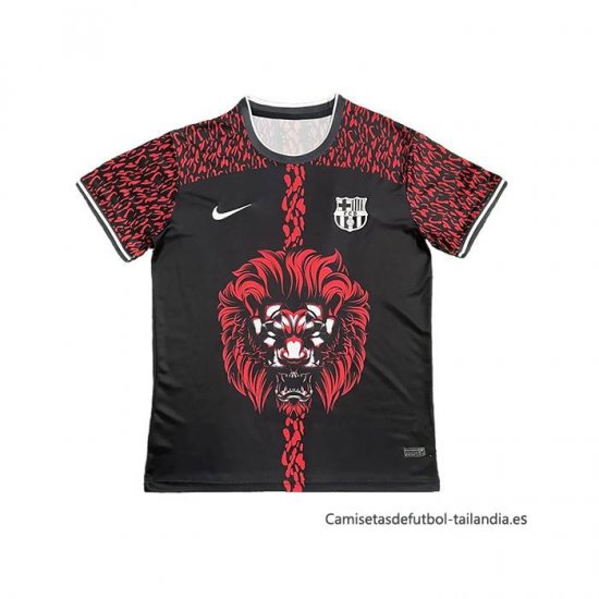 Tailandia Camiseta Barcelona Special 2025-2026 Negro Rojo - Haga un click en la imagen para cerrar