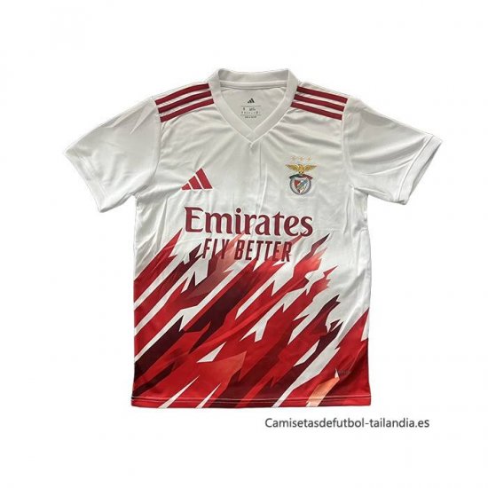 Tailandia Camiseta Benfica Special 2025-2026 Blanco Rojo - Haga un click en la imagen para cerrar