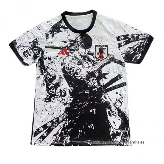 Tailandia Camiseta Japon Anime 2025-2026 Negro Blanco - Haga un click en la imagen para cerrar