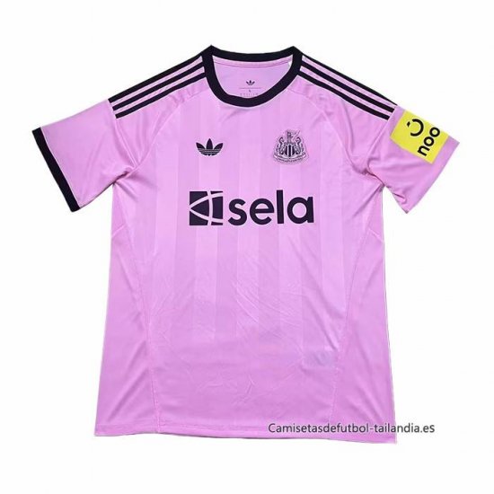 Tailandia Camiseta Newcastle United Portero 2025-2026 Rosa - Haga un click en la imagen para cerrar