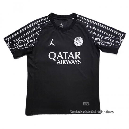 Tailandia Camiseta Paris Saint-Germain Portero Special 2025-2026 Negro - Haga un click en la imagen para cerrar
