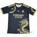 Tailandia Camiseta Real Madrid Dragon 2024-2025 Negro Oro