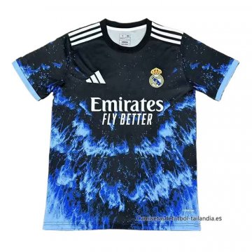 Tailandia Camiseta Real Madrid Special 2024-2025 Negro Azul Tailandia Camiseta Real Madrid Special 2024-2025 Negro Azul