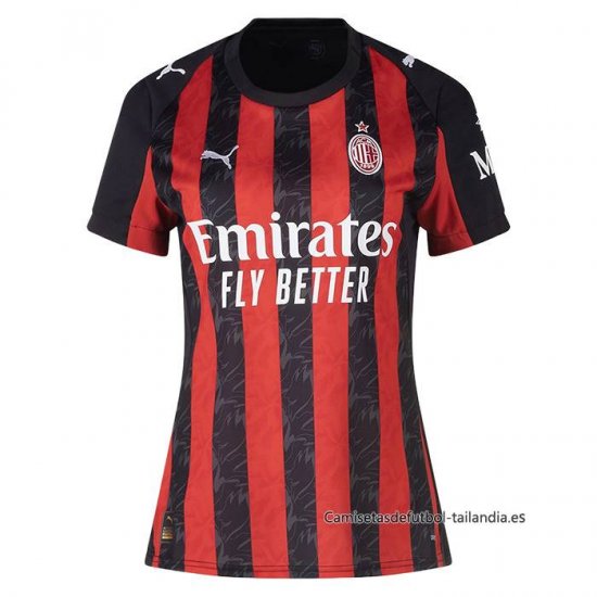 1ª Camiseta AC Milan Mujer 2025-2026 - Haga un click en la imagen para cerrar