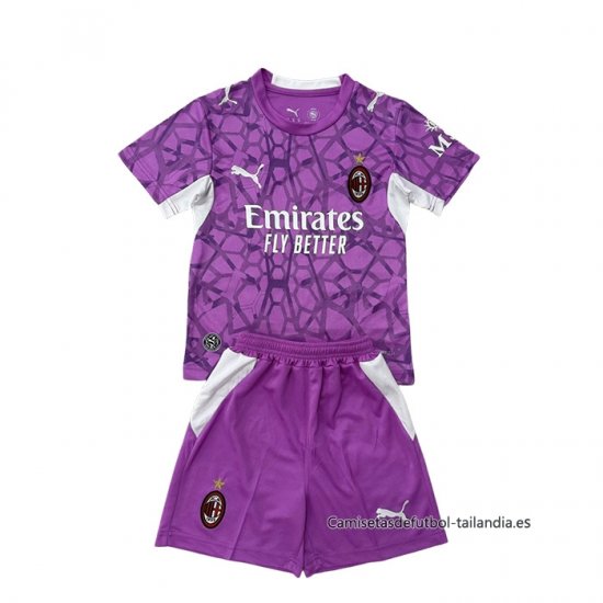 2ª Camiseta AC Milan Portero Nino 2026-2027 - Haga un click en la imagen para cerrar