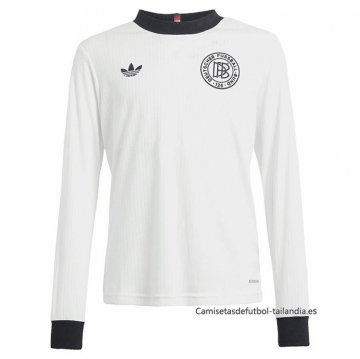 Camiseta Alemania 125 Aniversario Manga Larga 2025 Blanco Camiseta Alemania 125 Aniversario Manga Larga 2025 Blanco