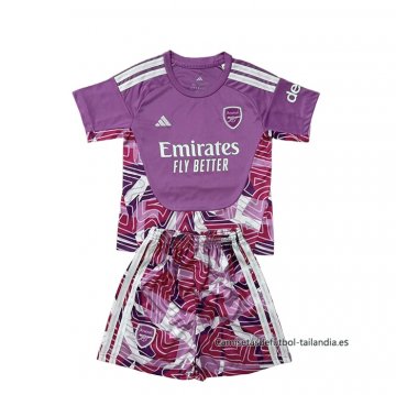 Camiseta Arsenal Portero Nino Rosa 2026-2027