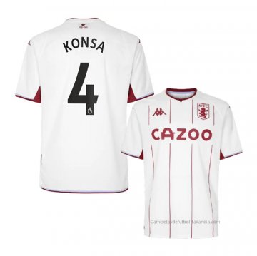 2ª Camiseta Aston Villa Jugador Konsa 2021-2022 2ª Camiseta Aston Villa Jugador Konsa 2021-2022
