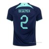 2ª Camiseta Australia Jugador Degenek 2022