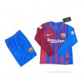 1ª Camiseta Barcelona Manga Larga Nino 2021-2022
