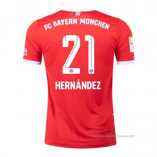 1ª Camiseta Bayern Munich Jugador Hernandez 2022-2023 - Haga un click en la imagen para cerrar