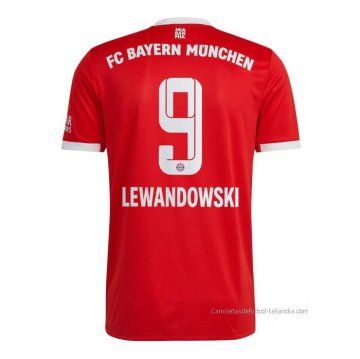 1ª Camiseta Bayern Munich Jugador Lewandowski 2022-2023 1ª Camiseta Bayern Munich Jugador Lewandowski 2022-2023