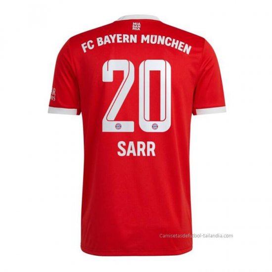 1ª Camiseta Bayern Munich Jugador Sarr 2022-2023 - Haga un click en la imagen para cerrar