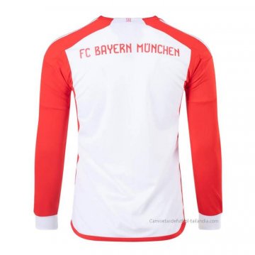 1ª Camiseta Bayern Munich Manga Larga 2023-2024