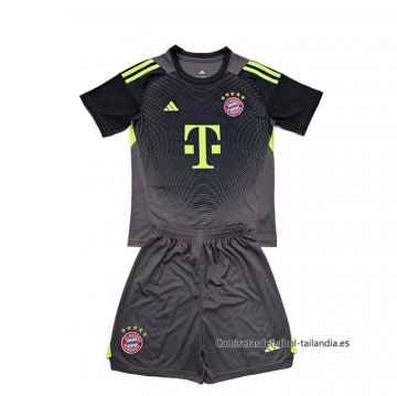 Camiseta Bayern Munich Portero Nino 2025-2026 Negro Camiseta Bayern Munich Portero Nino 2025-2026 Negro