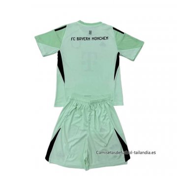 Camiseta Bayern Munich Portero Nino 2025-2026 Verde