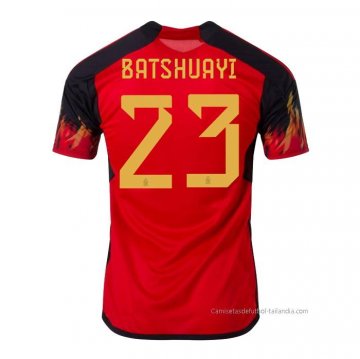 1ª Camiseta Belgica Jugador Batshuayi 2022 1ª Camiseta Belgica Jugador Batshuayi 2022