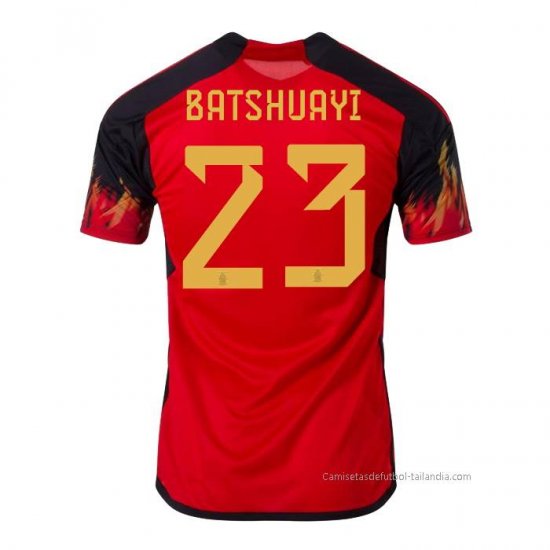 1ª Camiseta Belgica Jugador Batshuayi 2022 - Haga un click en la imagen para cerrar