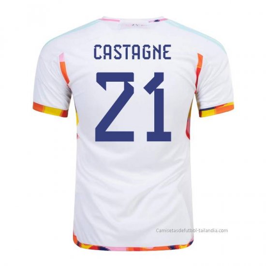 2ª Camiseta Belgica Jugador Castagne 2022 - Haga un click en la imagen para cerrar